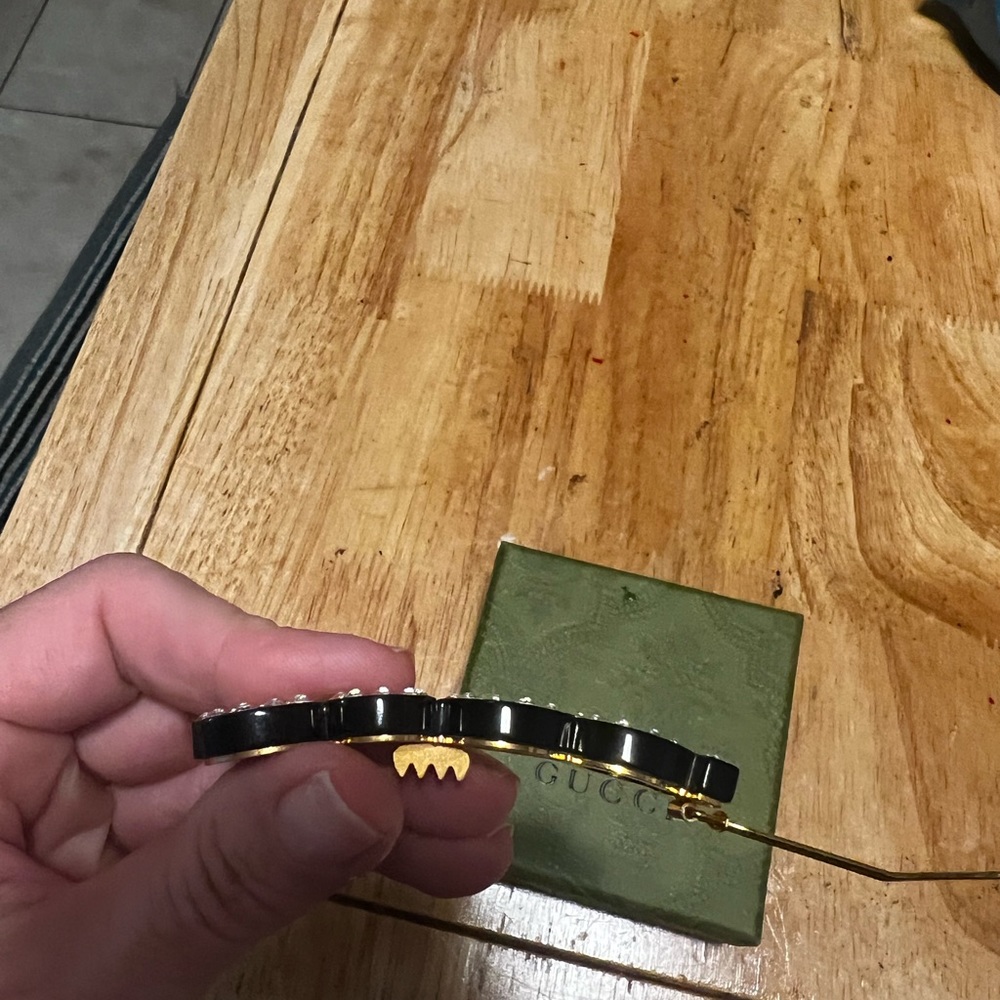 Crystal Gucci Hair Slide - Picture 3 of 7